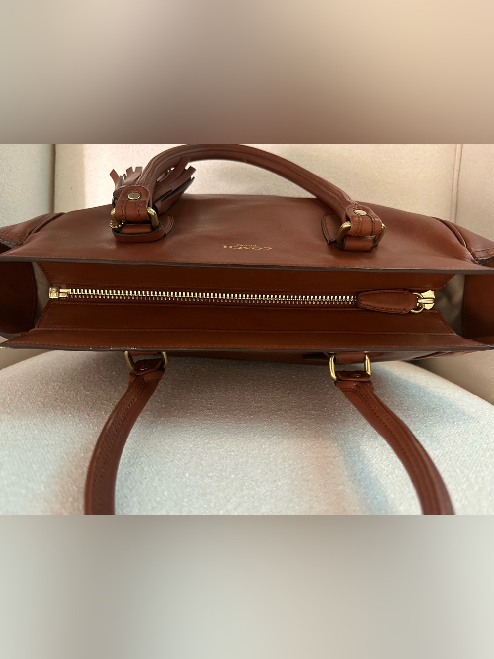 Coach Legacy Candace Carry All Chestnut Brown - Picture 8 of 15